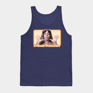 Donna Summer / Retro Style Fan Art Design Tank Top